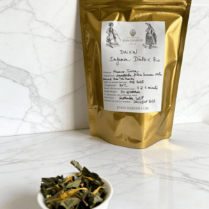 Photo présentant un doypac doré pour l'infusion DAUVIN